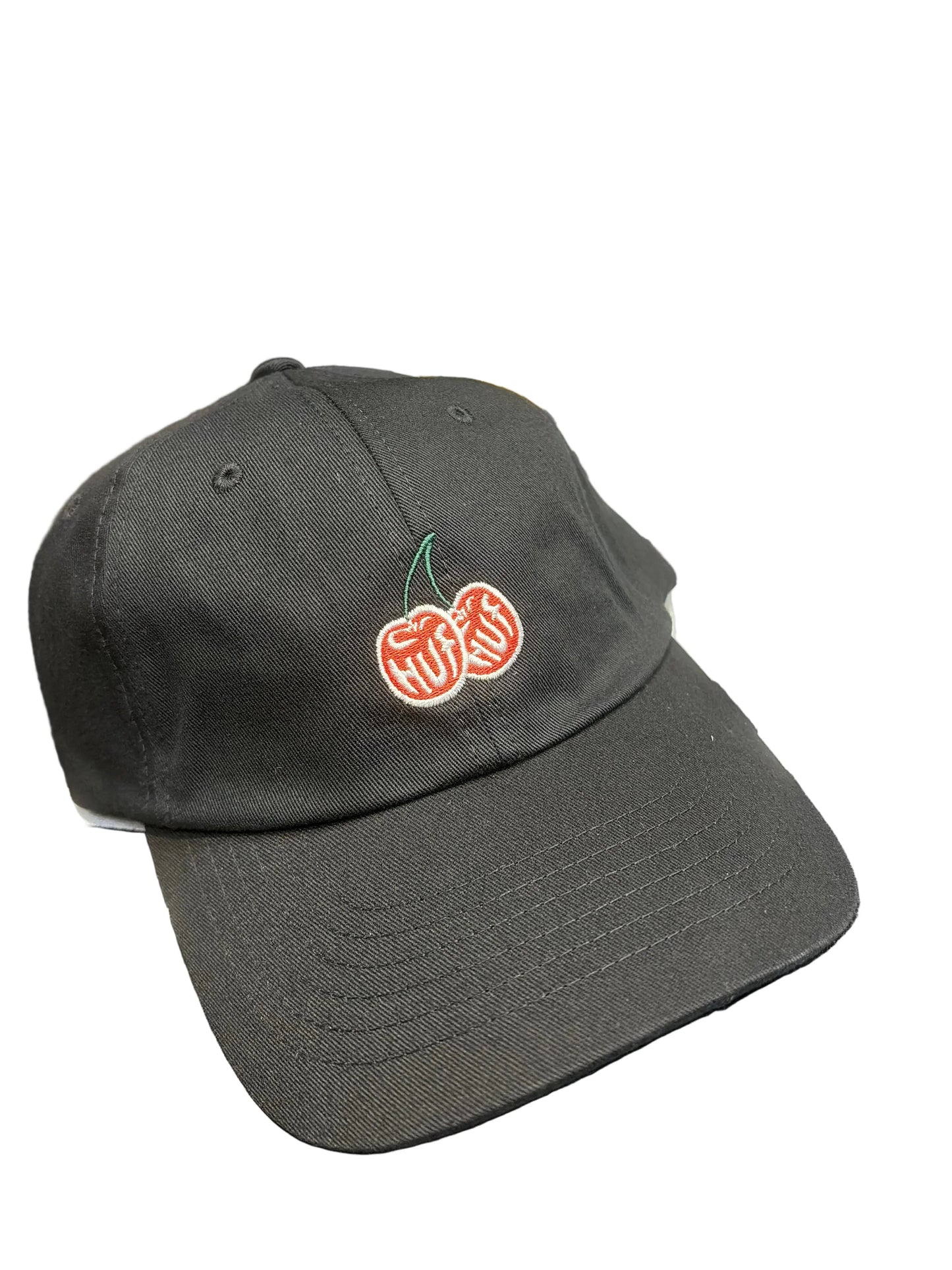 Cherries 6 Pannel CV Hat (Black)