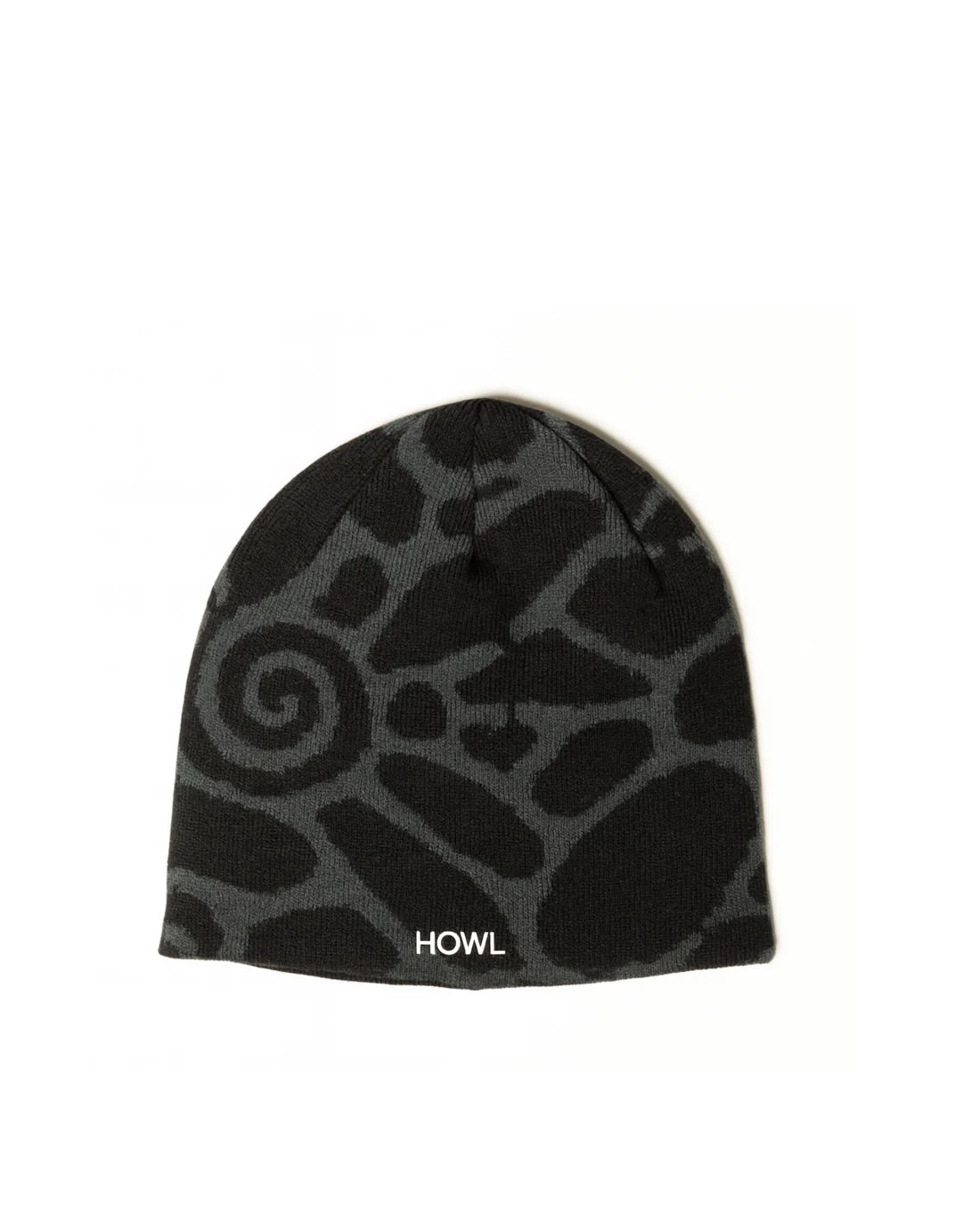 No Cuff Beanie (Black)