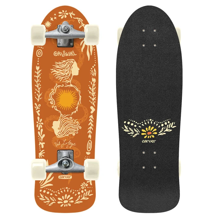 Girlswirl Sunflower CX Surfskate complete