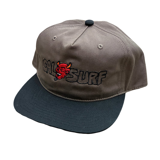 Devil 6-Panel Snapback (Brown/Black)