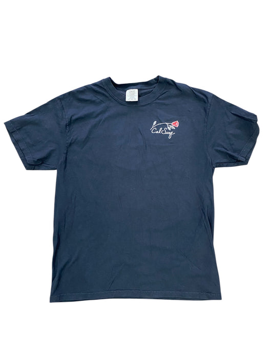 Cal Surf Rose Tee (black)