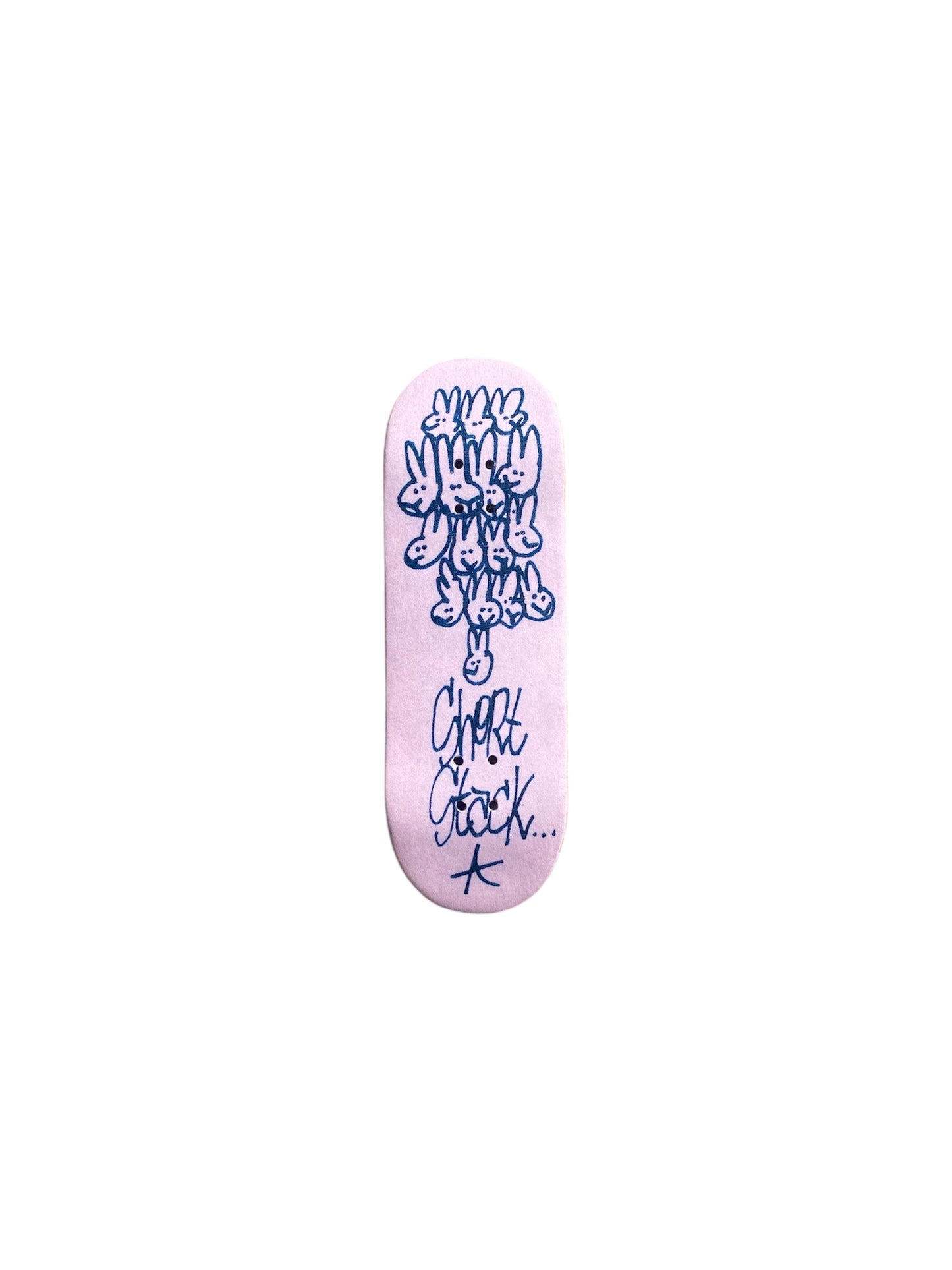 Bunny Stack Popsicle (pink)