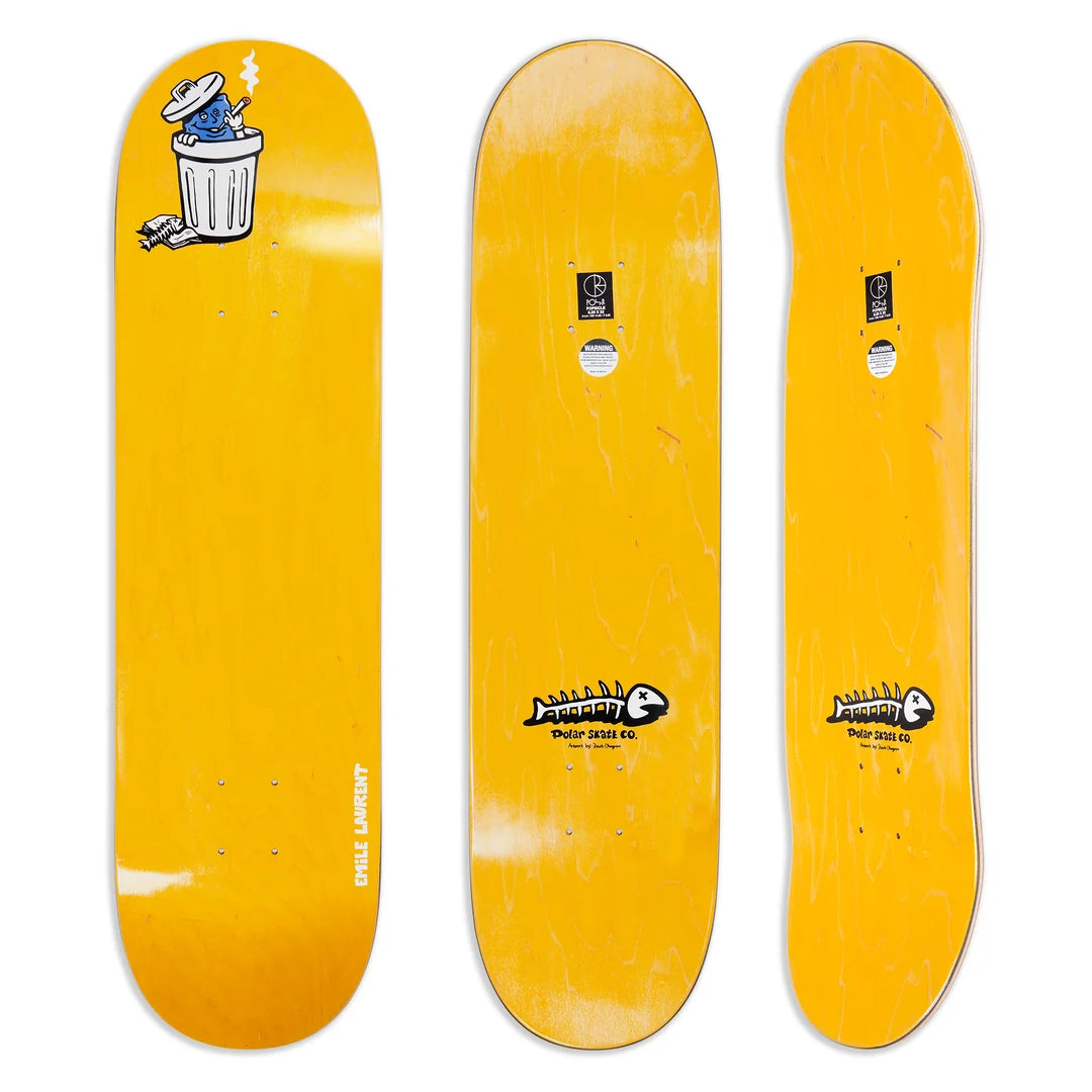 Emile Laurent Trash Can 8.25in Deck