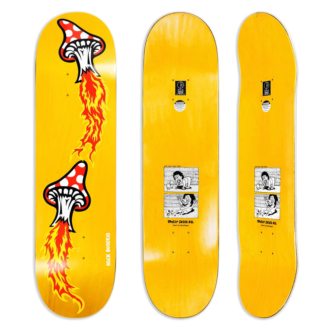 Nick Boserio Fly Agaric 8.5in Deck