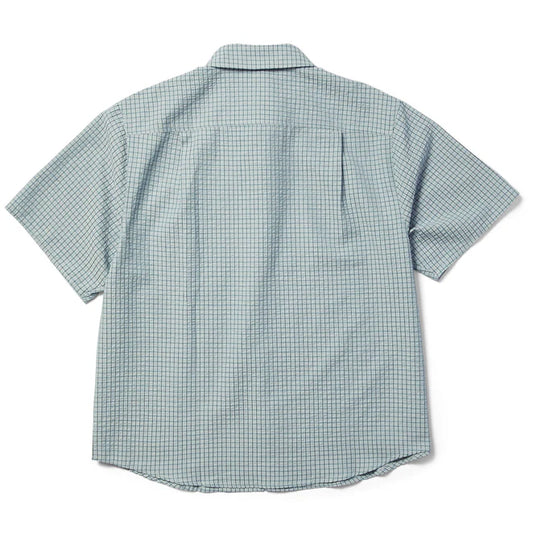 Stuck On You Plaid Shirt (Ice Blue)