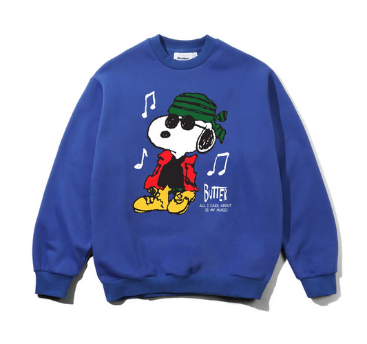 Music Crewneck (royal blue)