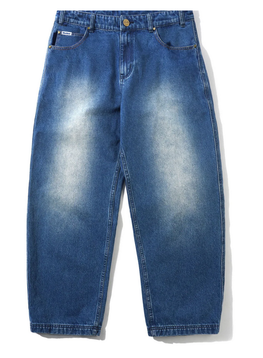 Spike Denim Jeans (distressed indigo)