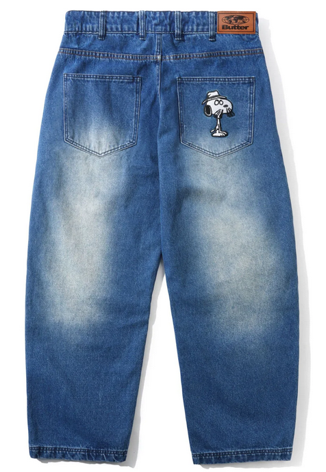Spike Denim Jeans (distressed indigo)