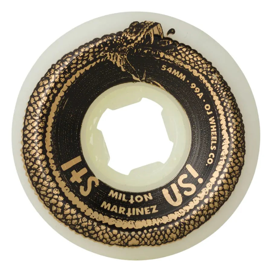 OJ Martinez Its Us Gold Hardline 54mm 99A Skateboard Wheels