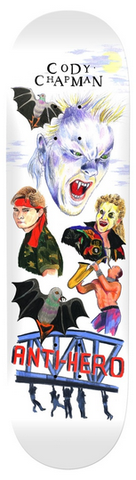 Anti Hero Cody Chapman Still Believes Skateboard Deck, 8.5"