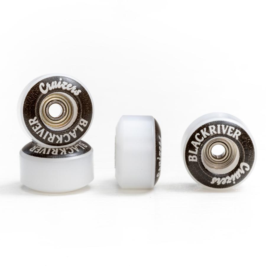 Blackriver Fingerboard Wheels, Cruizers Shape – White