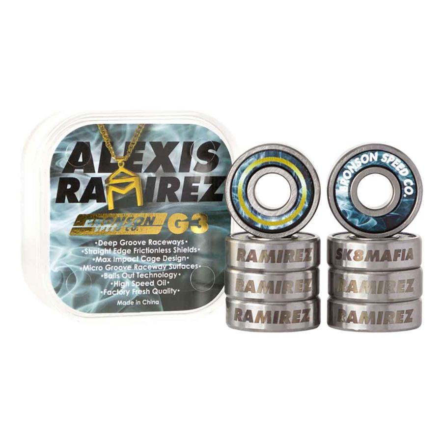 Bronson Speed Co Alexis Ramirez Pro G3 Skateboard Bearings