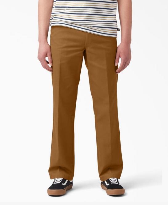 Skateboarding Regular Fit Twill Pants (Brown Duck)