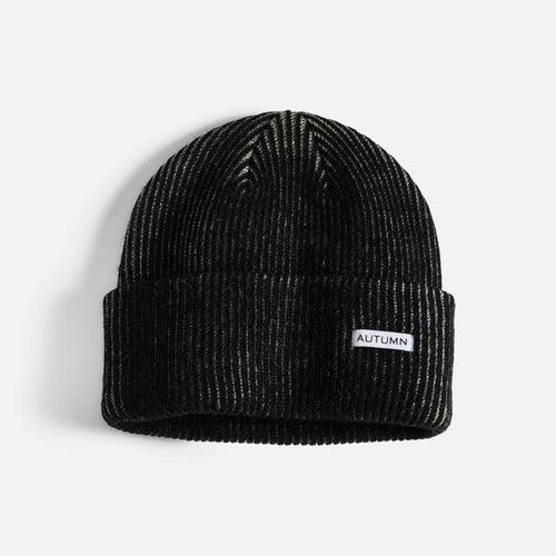 Select Cord Beanie (blk gry)