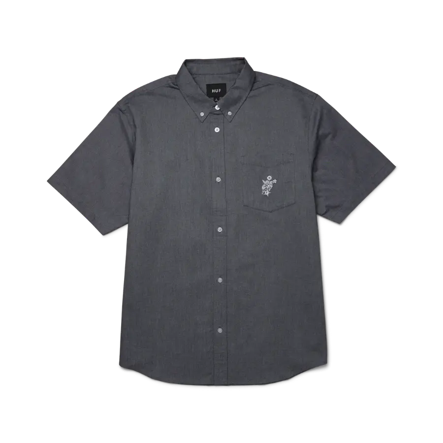 Icarus Oxford Shirt (washed black)