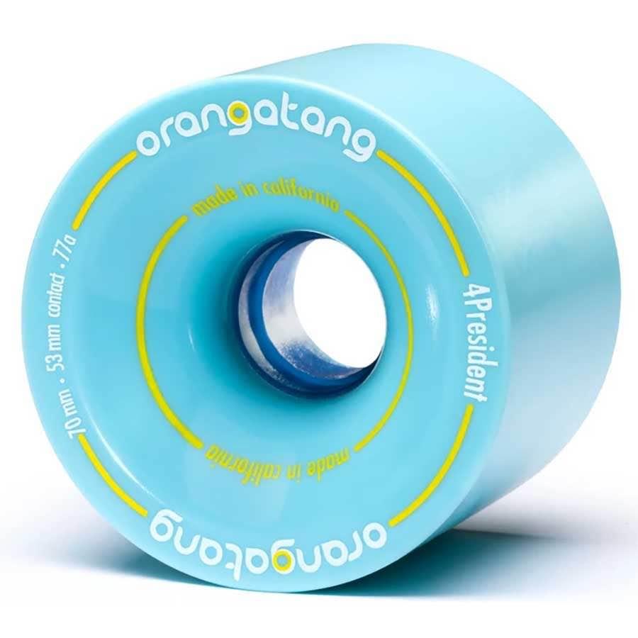 Orangatang 4 President 70mm 77A Longboard Wheels – Blue