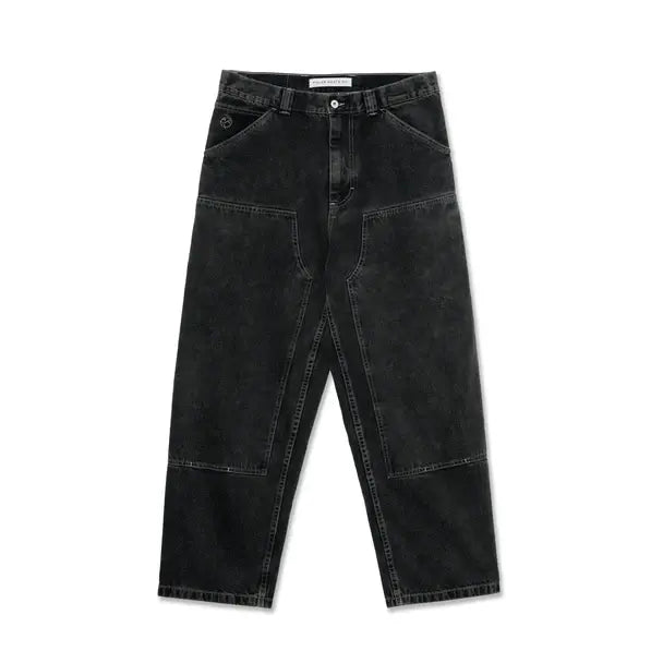 Big Boy Work Pants | Knee (Silver Black)