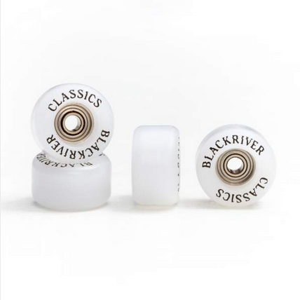 Blackriver Fingerboard Wheels, Classic Shape – White