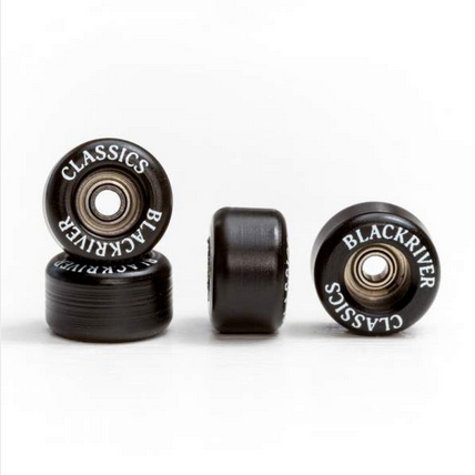 Blackriver Fingerboard Wheels, Classic Shape – Black
