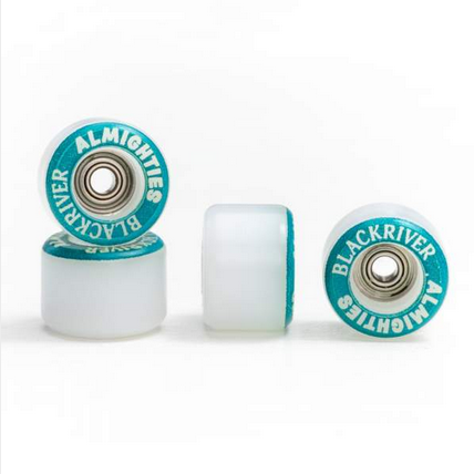 Blackriver Fingerboard Wheels, Almighties Shape – White