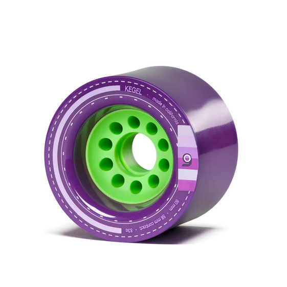 Orangatang Kegel 80mm 83A Longboard Wheels – Purple