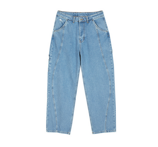 Zigzag Jean Pants (light blue)