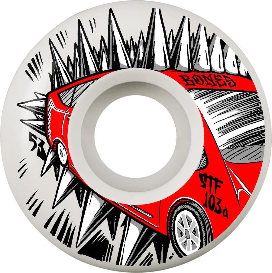 Bones Judas Prius 53mm V2 Locks STF 103A Skateboard Wheels