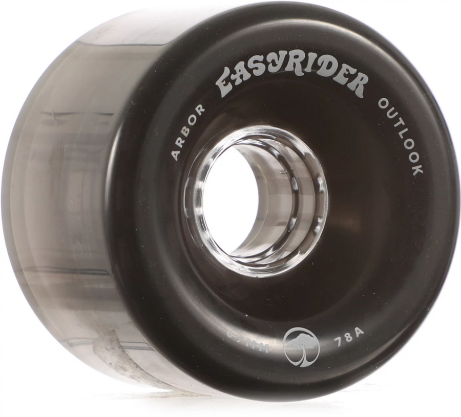 Arbor Outlook Easy Rider 78A Longboard Wheels – Ghost Black