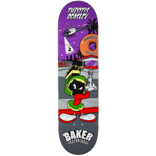 Baker Beasley Marvin in the Hood Skateboard Deck, 8.25"