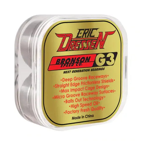 Bronson Speed Co Eric Dressen G3 Skateboard Bearings