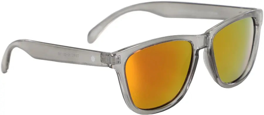 Glassy Deric Polarized Sunglasses – Clear/Red Mirror