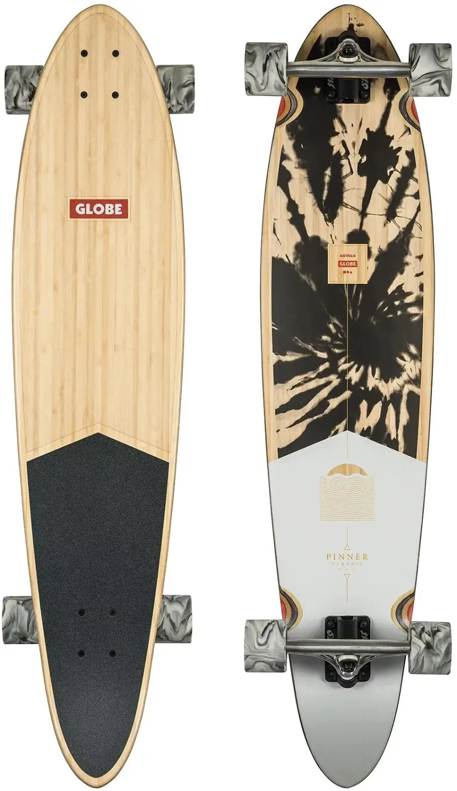 Globe Pinner Classic Complete Longboard, 40" – Coconut/Black Tide
