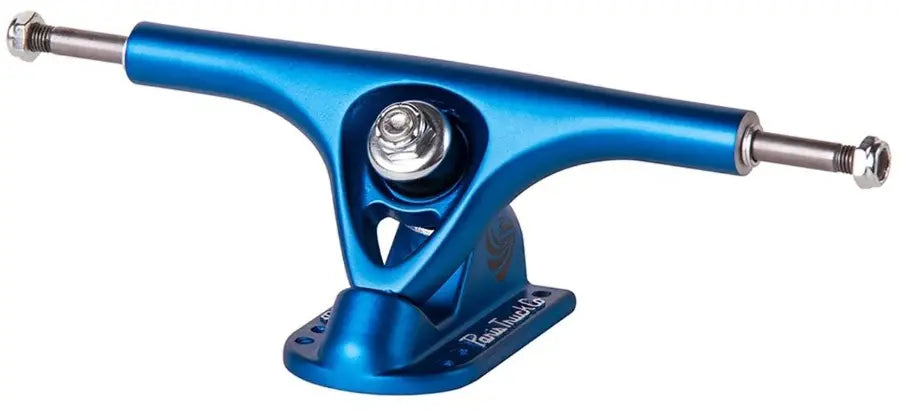 Paris V2 180mm Longboard Truck, Reverse Kingpin – Blue