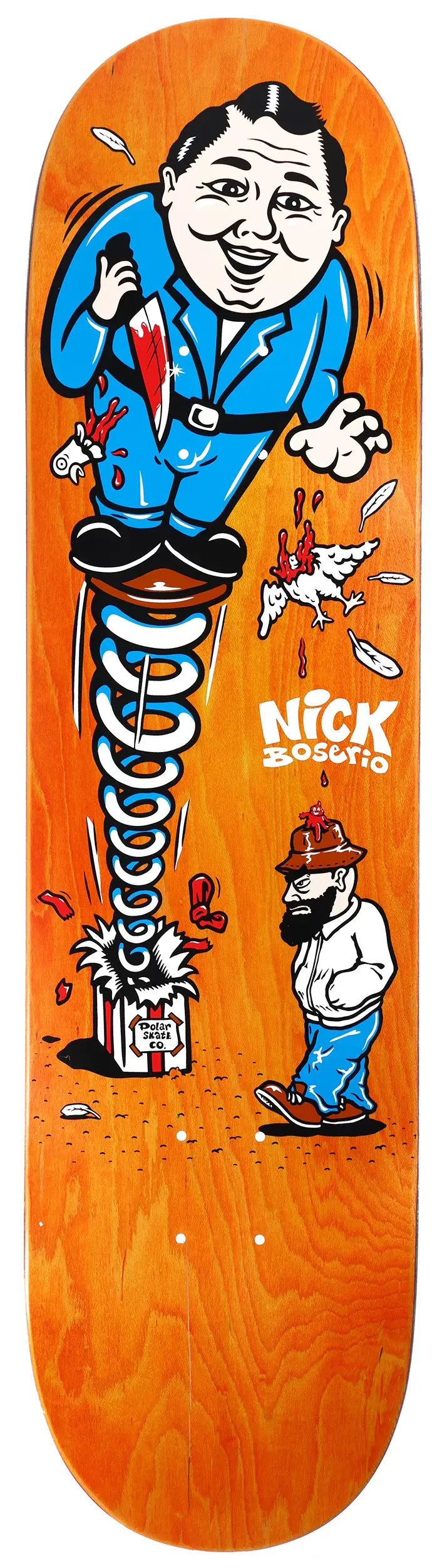 Polar Skate Co Nick Boserio Surprise Skateboard Deck, 8.625"
