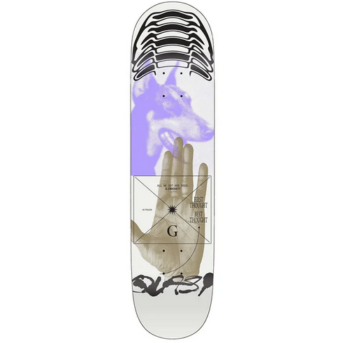 Quasi Gilbert Crockett Thoughts Skateboard Deck, 8.5"