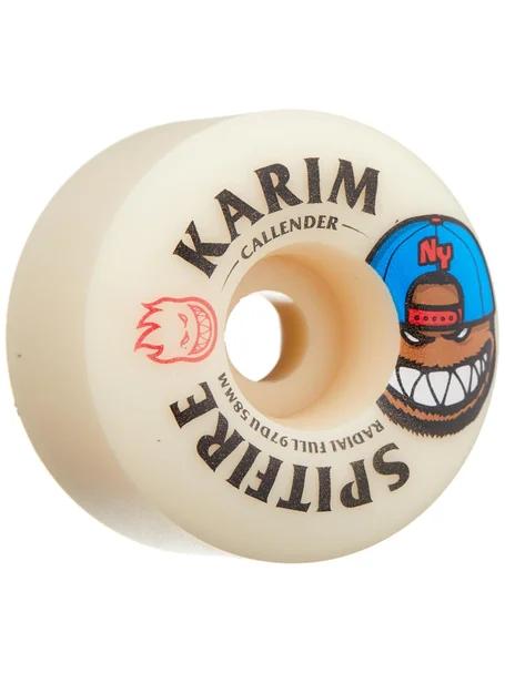 Spitfire Formula Four Karim Callender Burn Squad Radial Full 58mm 97D Skateboard Wheels