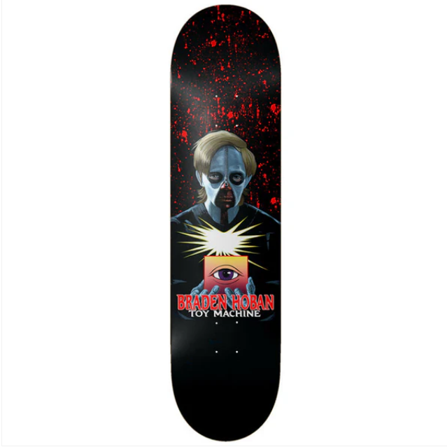Toy Machine Braden Hoban Unzipped Skateboard Deck, 8.38"