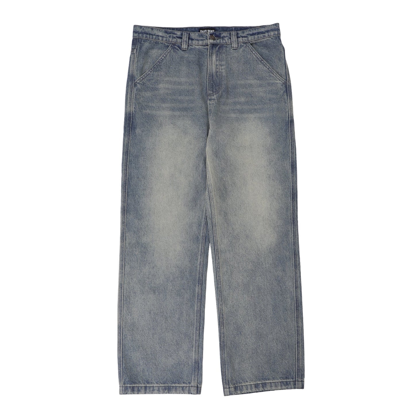 Workers Club Straight Leg Jeans (faded washed grey)