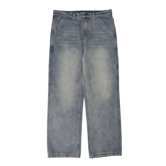 Workers Club Straight Leg Jeans (faded washed grey)