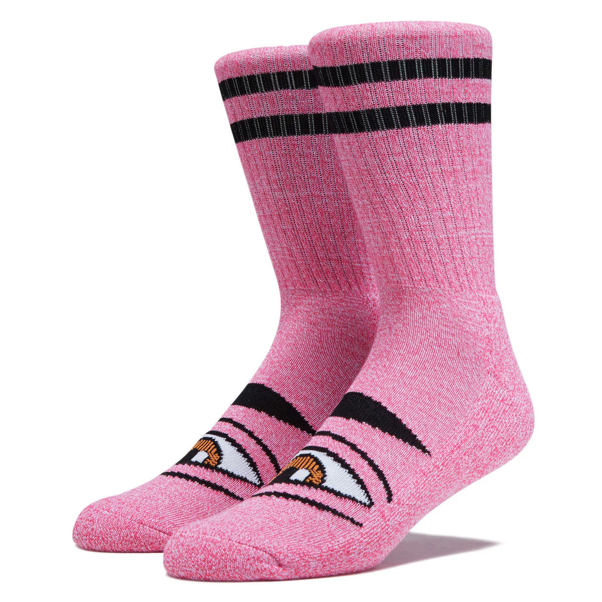 Heather Sect Eye Socks (Neon Pink)