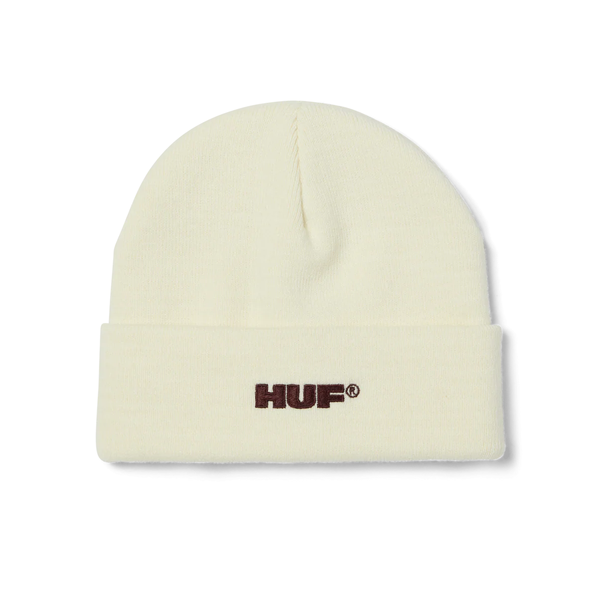 All Caps Cuff Beanie (Cream)