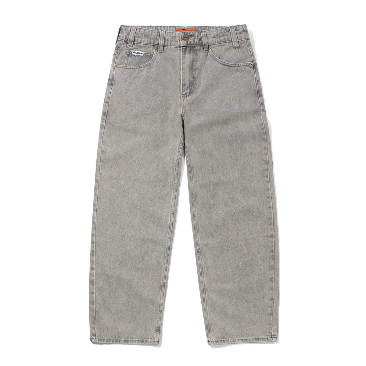 Baggy Denim Jeans (Grey Wash)