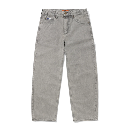 Baggy Denim Jeans (Grey Wash)