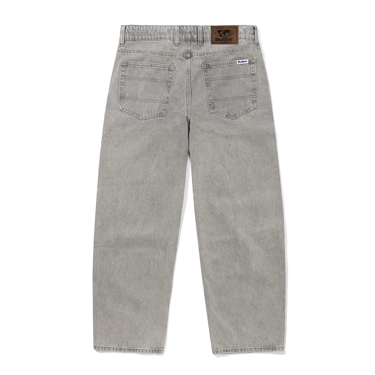 Baggy Denim Jeans (Grey Wash)