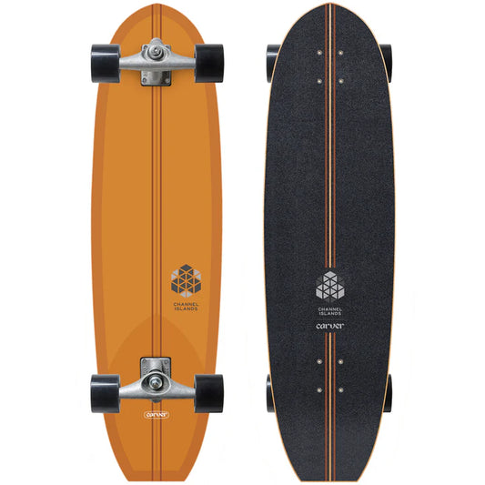 CX 37in Channel Island Noserider Surfskate Complete