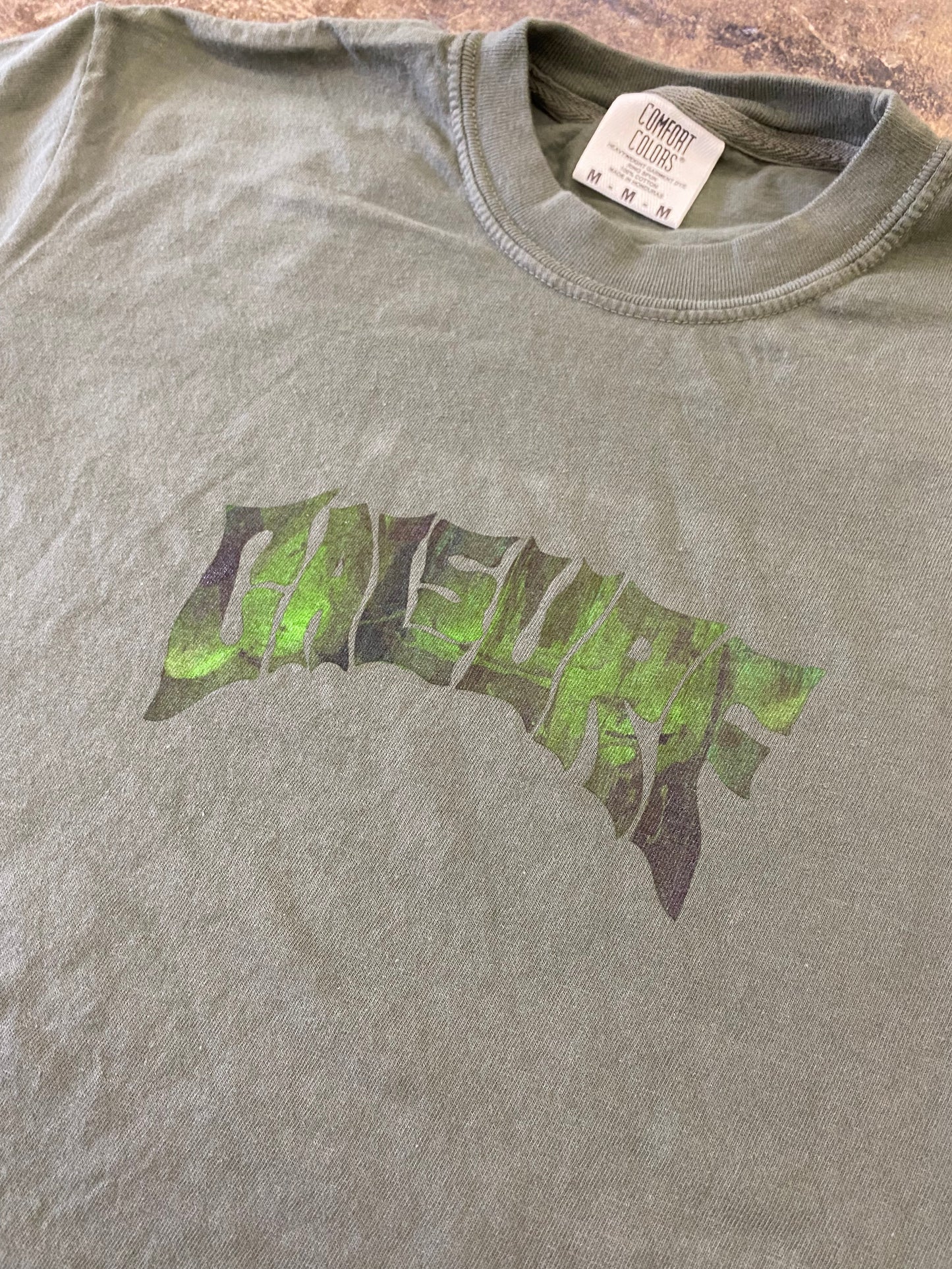 Swell Camo Swirl Tee (Olive)