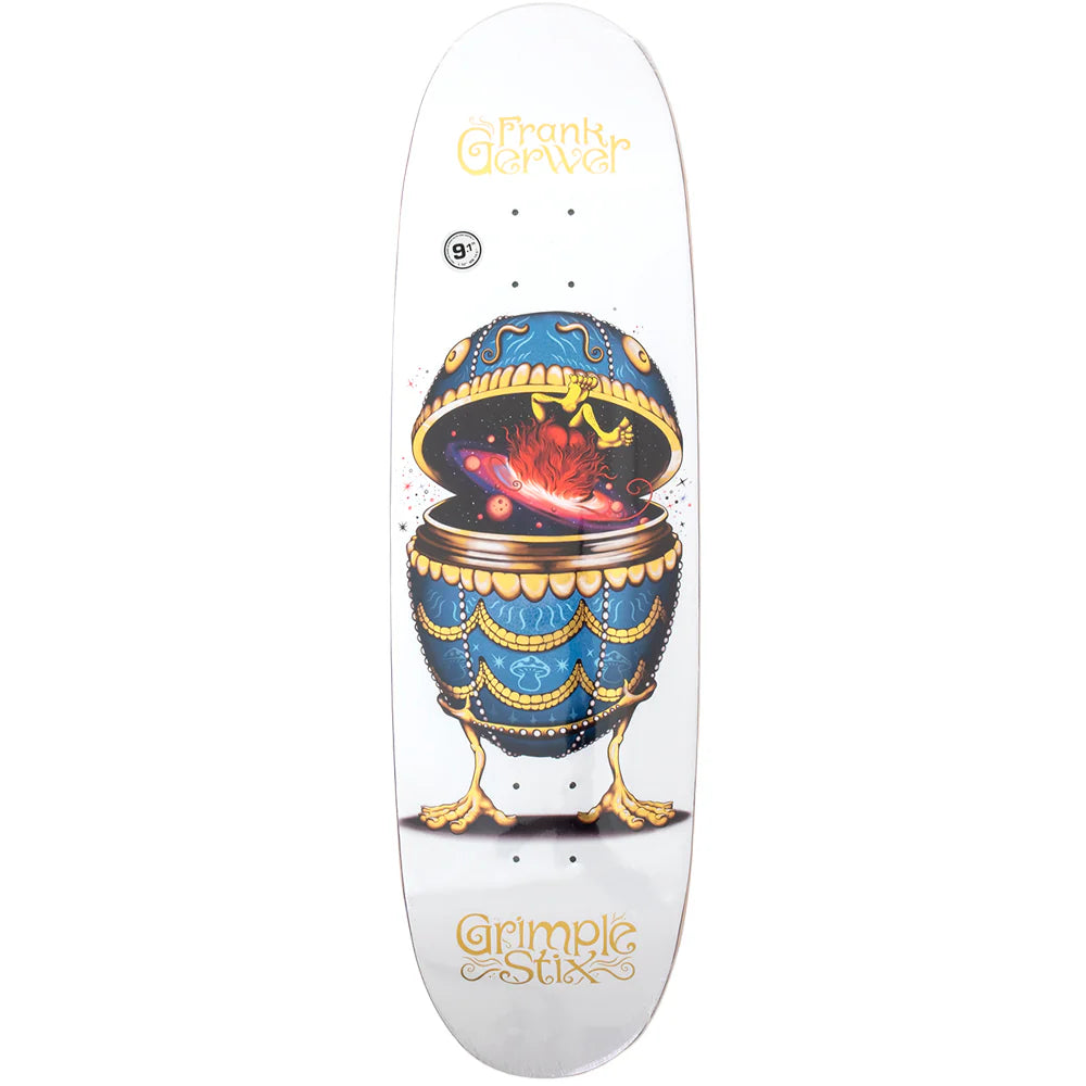 Gerwer Grimple Stix Fabrage Shaped Deck 9.10