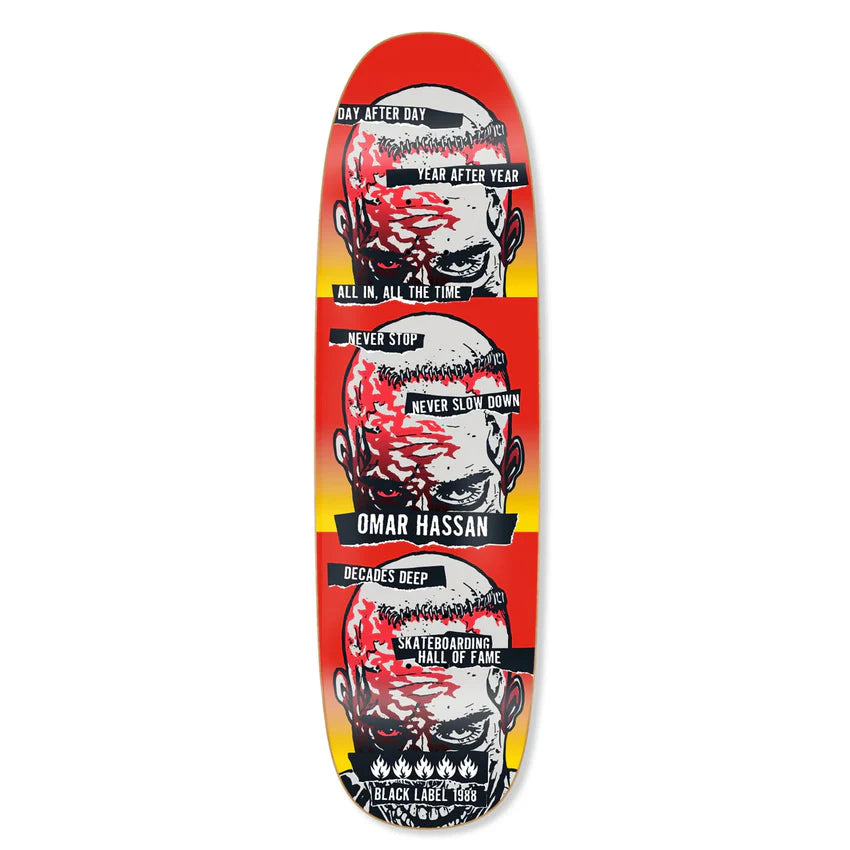 Omar Hassan Never Stops Shof Edition Black Widow Deck 9.25in