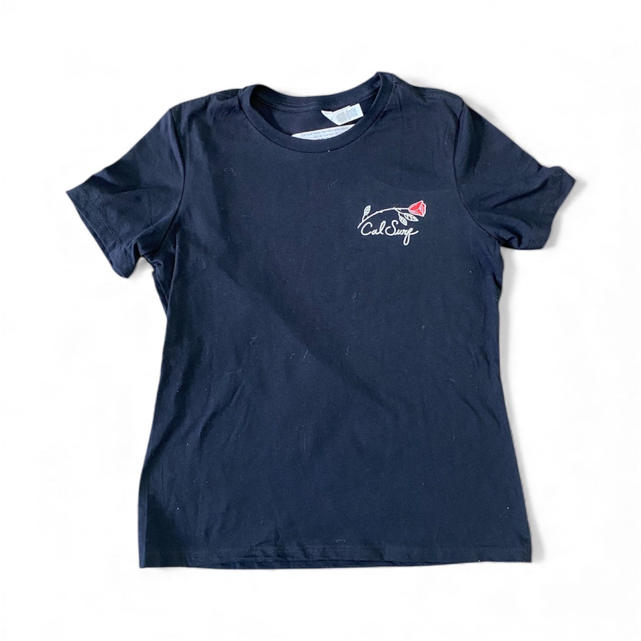 Cal Surf Rose Tee Womens (black)