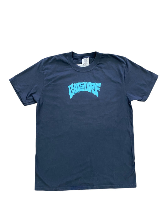 Swell Tee (Black/Light Blue)